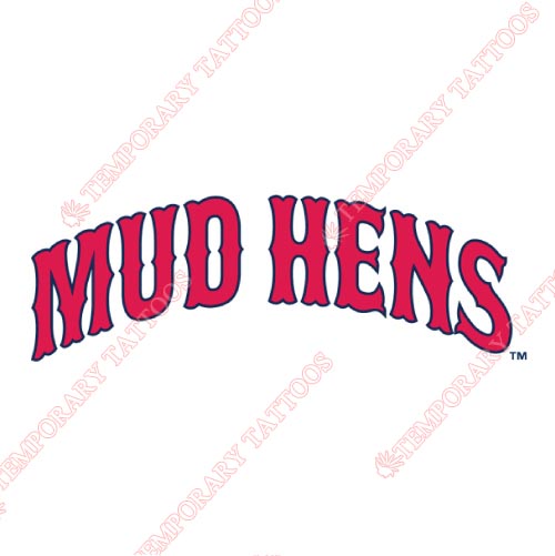 Toledo Mud Hens Customize Temporary Tattoos Stickers NO.8032